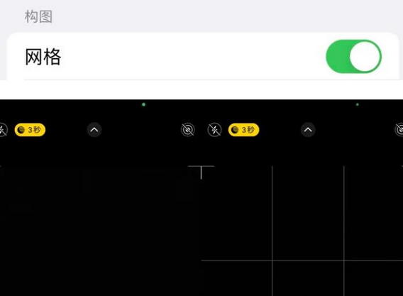 阳江苹果手机维修网点分享iPhone如何开启九宫格构图功能