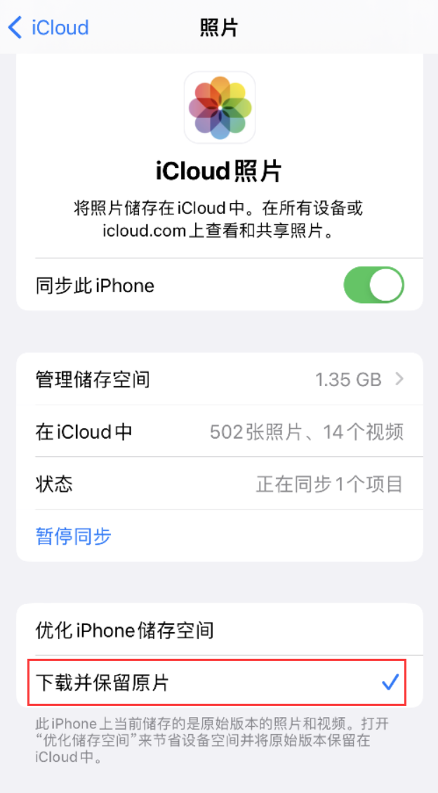 阳江苹果手机维修分享iPhone 无法加载高质量照片怎么办 