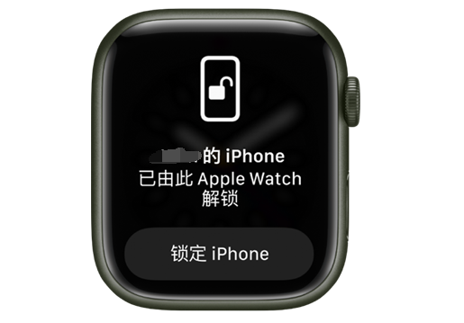 阳江苹果手机维修分享用 AppleWatch 解锁配备面容 ID 的 iPhone方法 