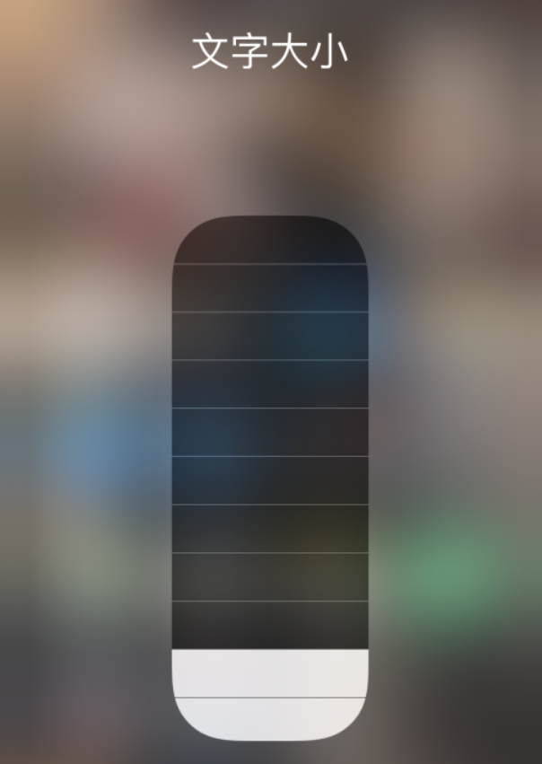 阳江苹果手机维修分享小技巧：在 iPhone 控制中心快速调节字体大小 