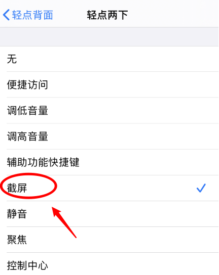 阳江苹果手机维修分享iPhone12如何启用双击截屏 